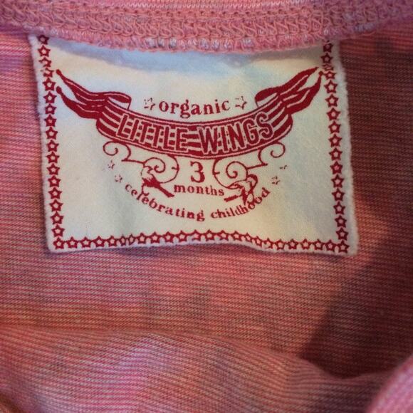 Little Wings Unicorns Long Sleeve Top Flying Unicorns Pink Size 3 Months - Picture 7 of 7